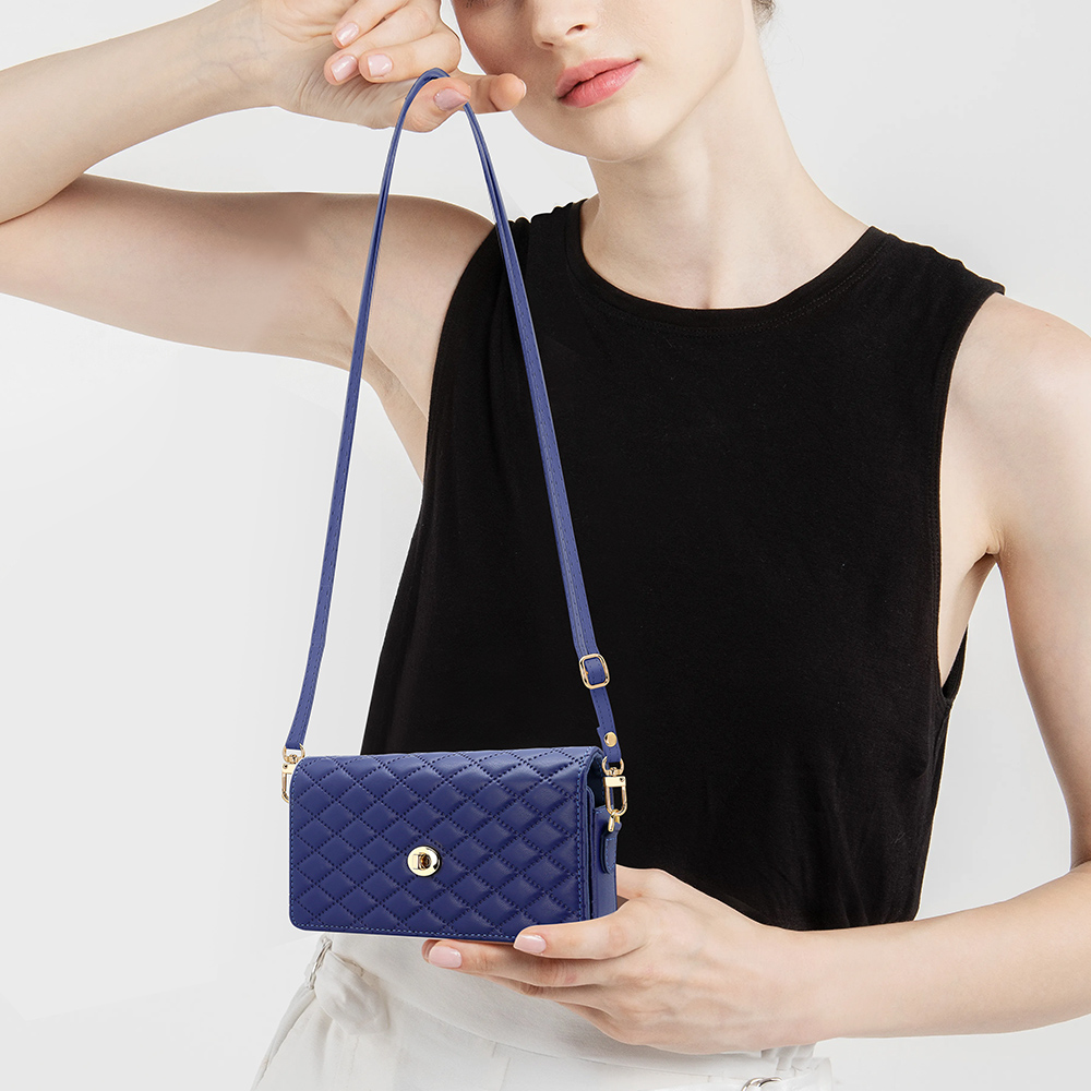 Luxury Bags Leather - Adjustable Crossbody Strap Mobile Phone Wallet