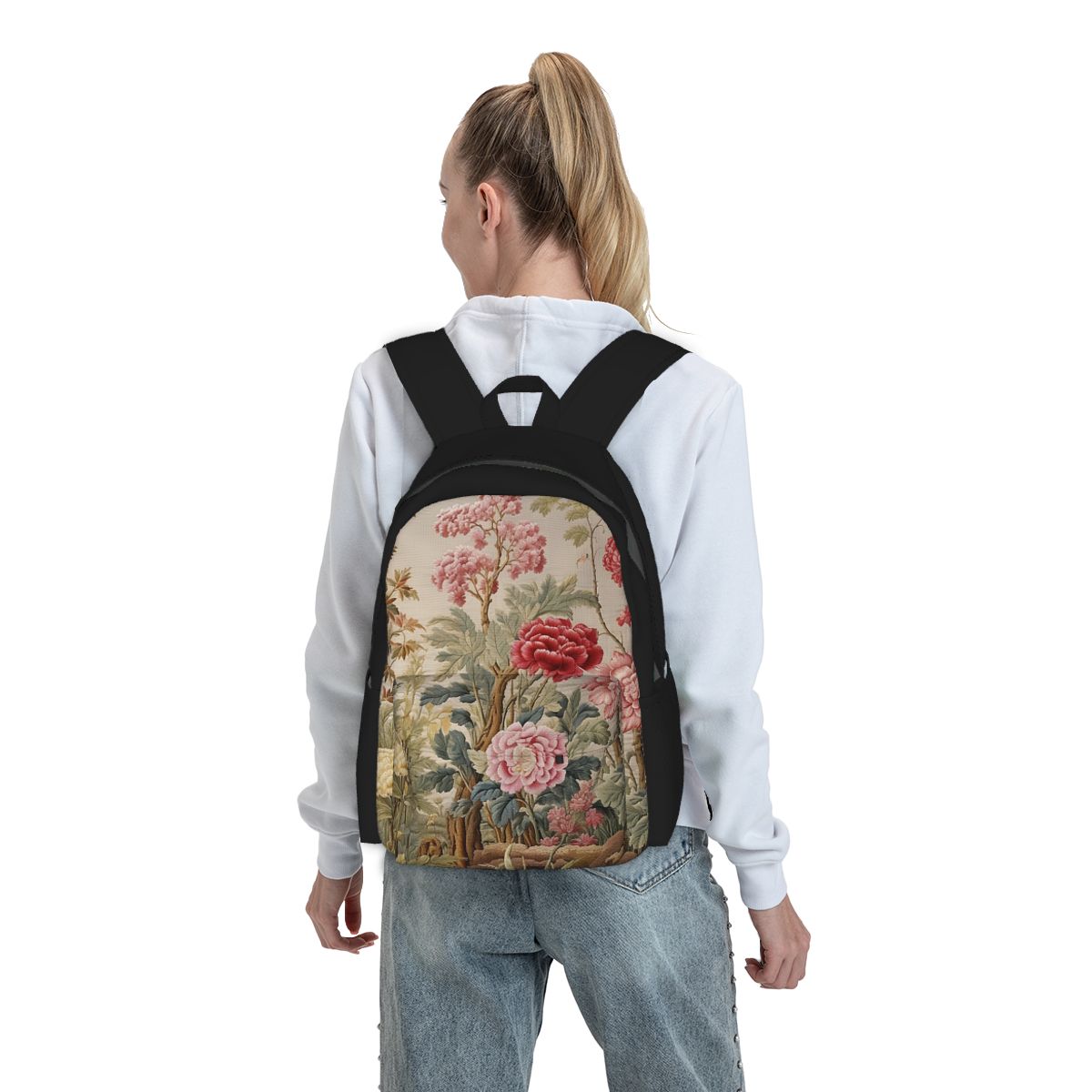 Luxury Bags For Kids - Rococo Style Luxury Floral Backpack Boys