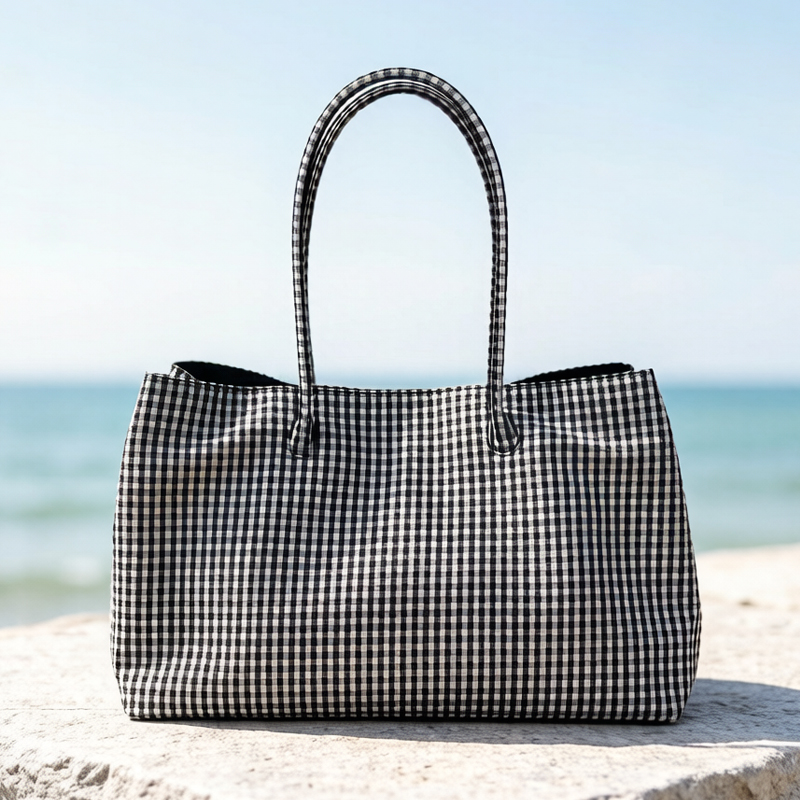 Luxury Bags Of 2026 - Casual Lattice Tote Bag for Women