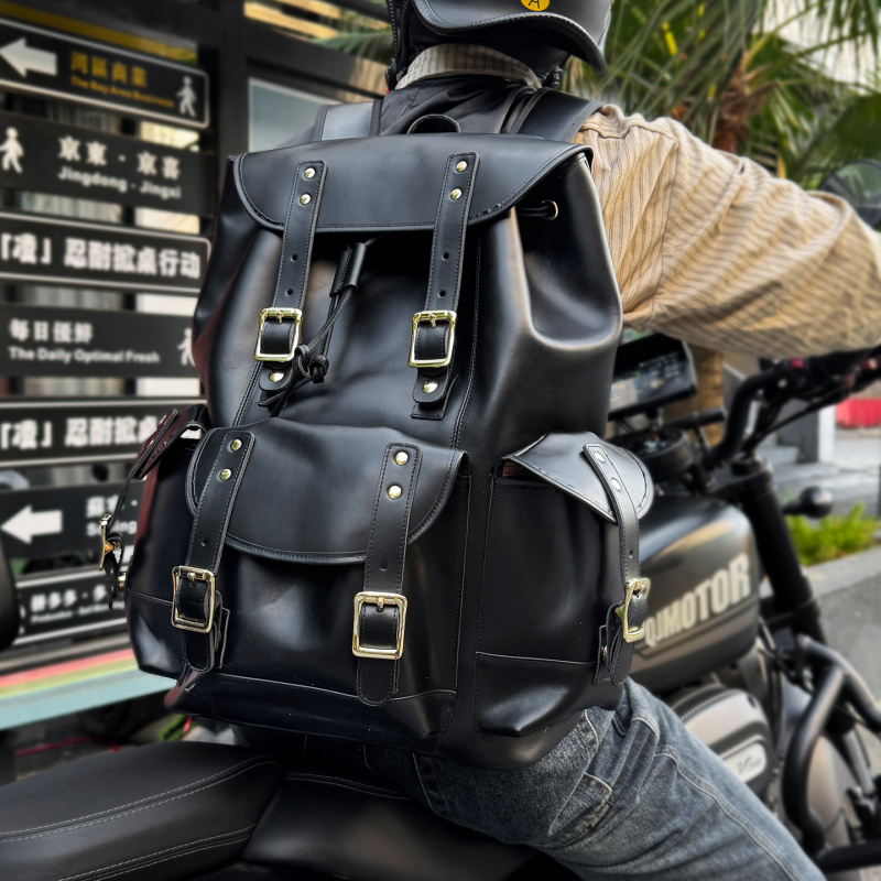 New Arrivals Leather Backpack  - Luxury Bags For Men recension och pris