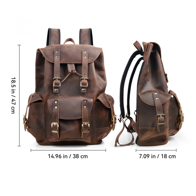 New Arrivals Leather Backpack  - Luxury Bags For Men recension och pris