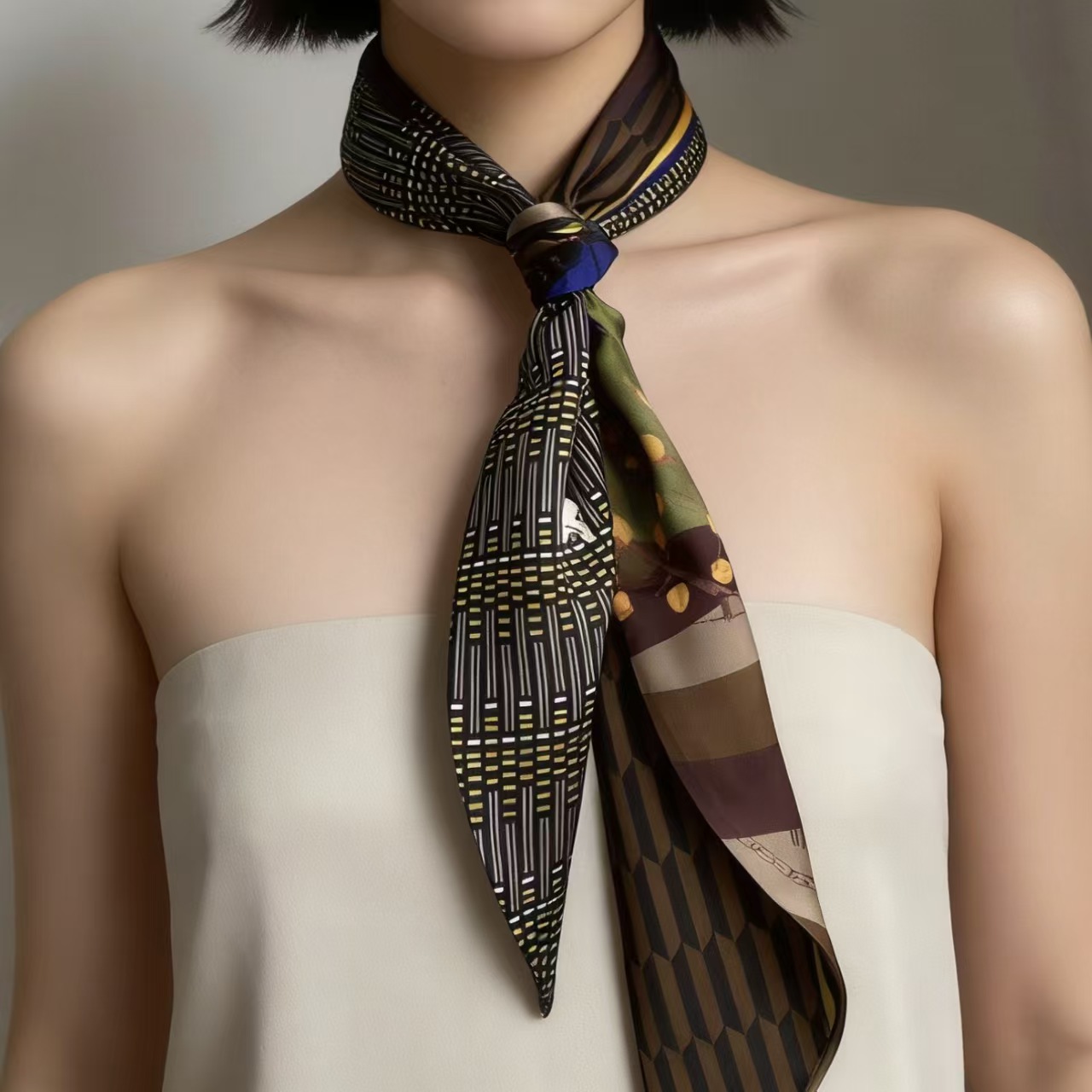 Luxury Print Long Hair Ribbon  - Luxury Bags Supplier recension och pris