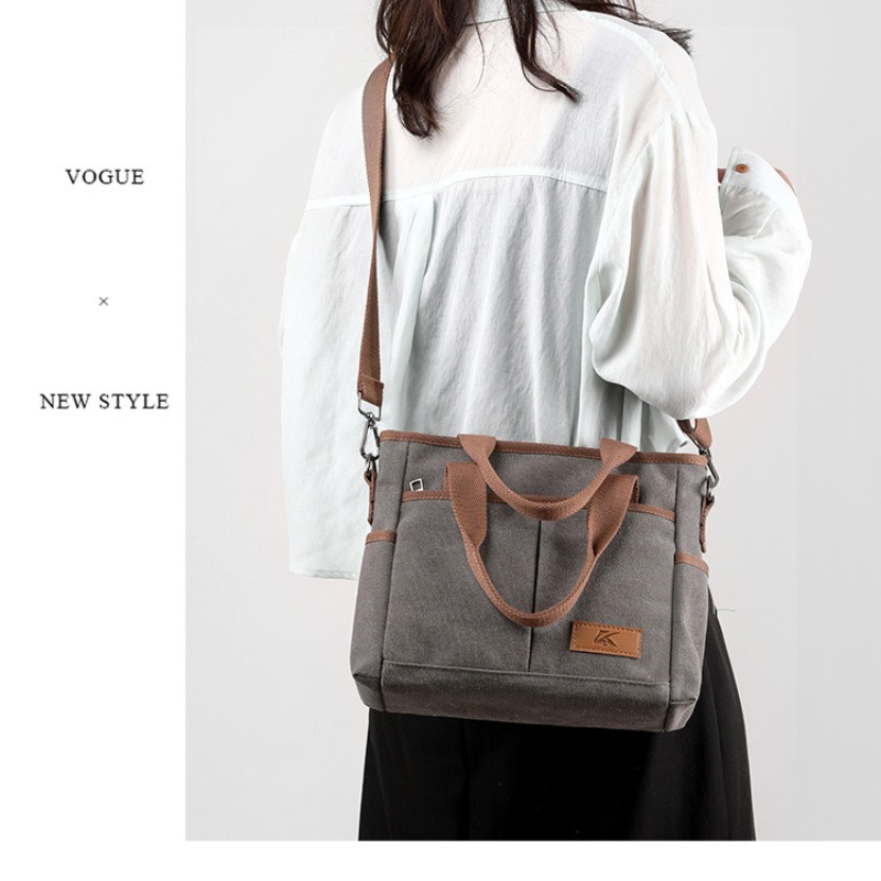 New Casual Canvas Bag Large Ca - Luxury Bags Korea recension och pris