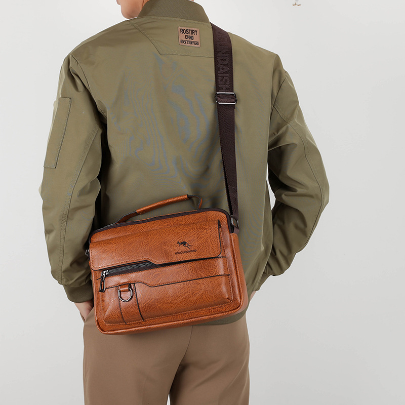 Luxury Kangaroo Brand Messenge - Luxury Bags For Men recension och pris