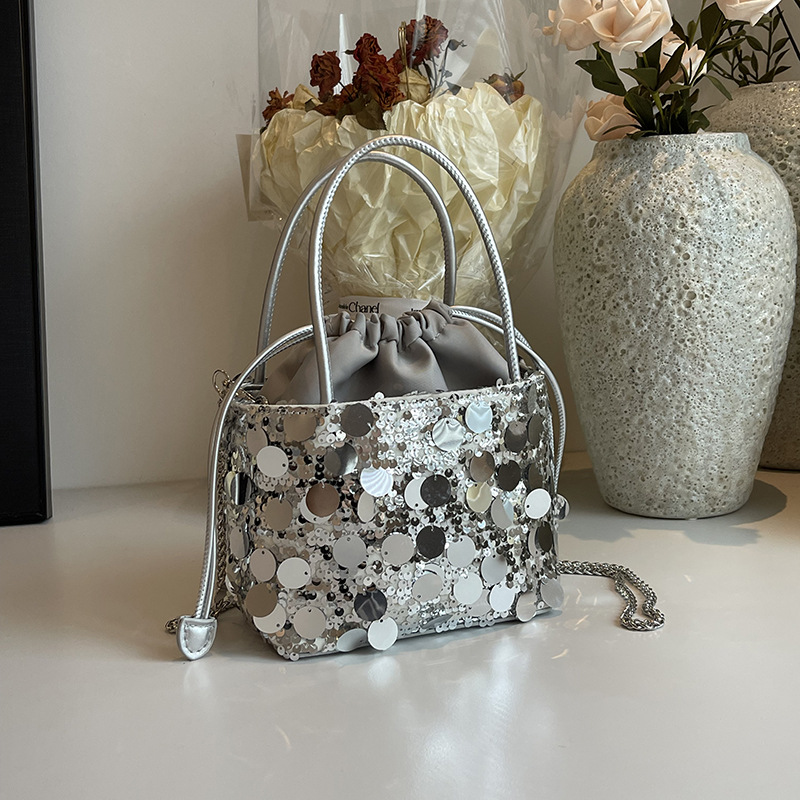 Light Luxury Sequins Bucket Ha - Luxury Bags News recension och pris
