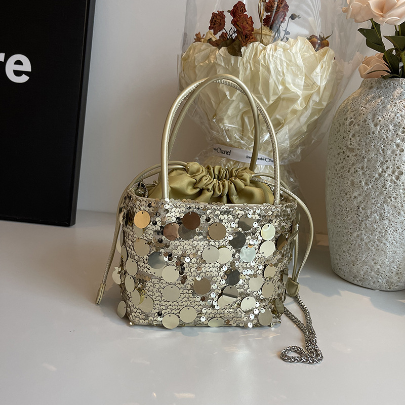Light Luxury Sequins Bucket Ha - Luxury Bags News recension och pris
