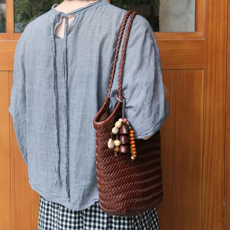 Handwoven LeatherTote Bags For - Luxury Bags Of 2026 recension och pris