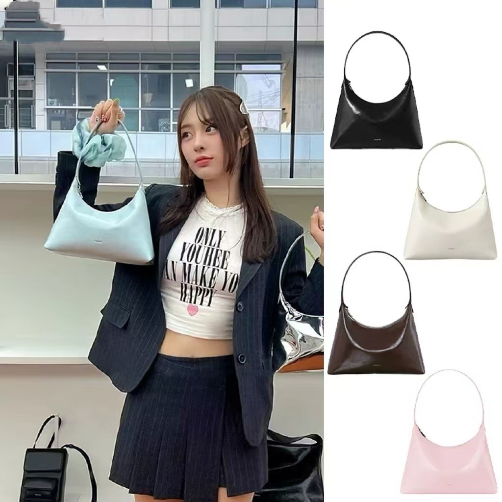 Korean Niche So Creative Soft  - Half Moon Bag Suede recension och pris