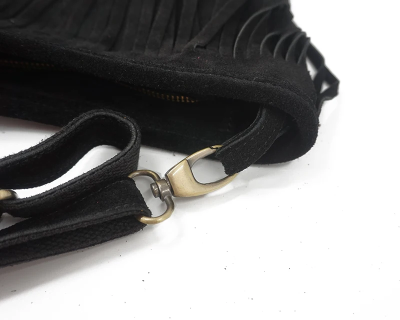 Women Genuine Leather Suede Fr - Half Moon Bag Suede recension och pris