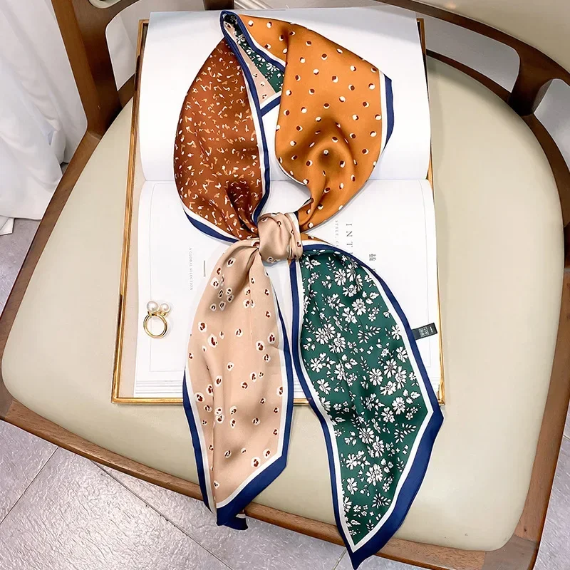 Design Print Skinny Scarf Plai - Luxury Bags Designer recension och pris