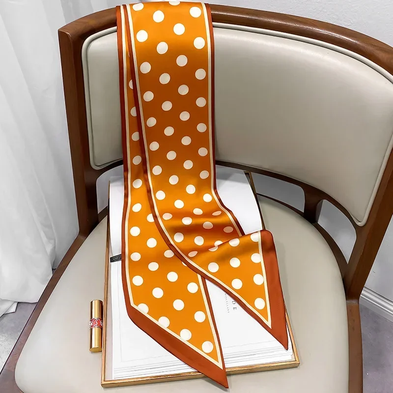 Design Print Skinny Scarf Plai - Luxury Bags Designer recension och pris