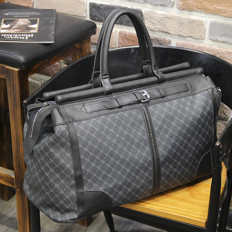 Fashion Plaid Travel Bag Men H - Luxury Bags For Men recension och pris
