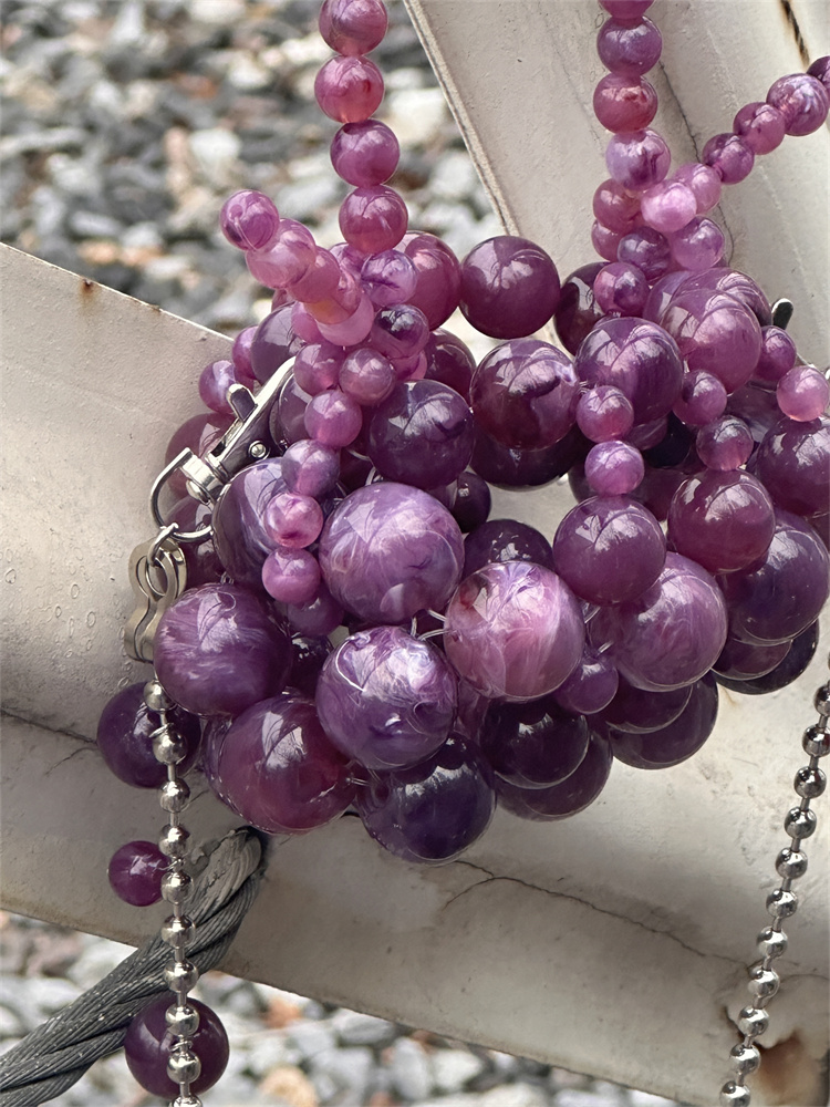 Girls Mini Purple Beaded  Clut - Luxury Bags For Kids recension och pris