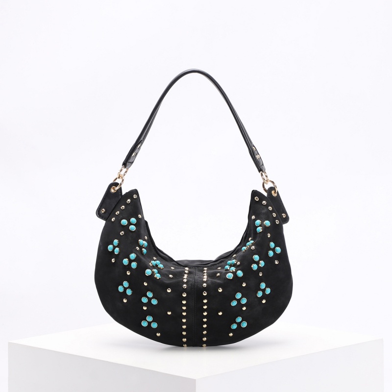 Vintage Western Hobo Shoulder  - Half Moon Bag Suede recension och pris