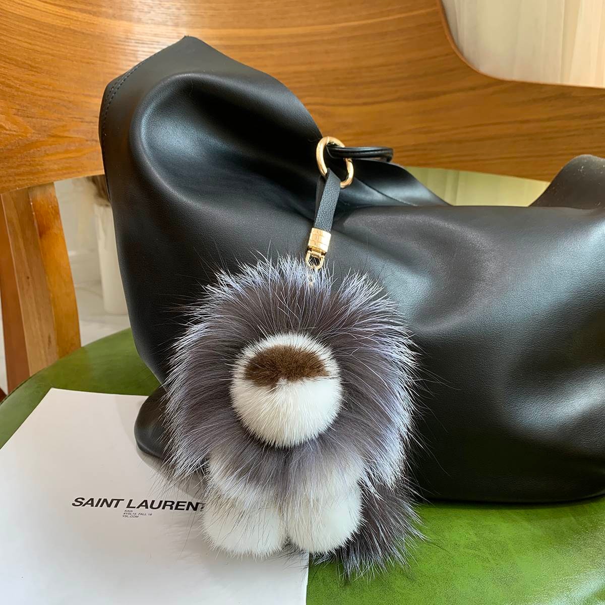 Luxury Real Mink Fur Lion Pend - Luxury Bags For Kids recension och pris