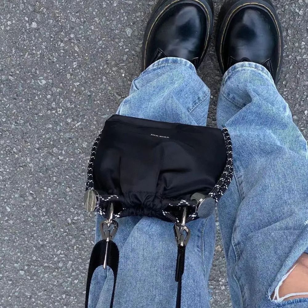 Cool Korean Style Black Drawst - Luxury Bags Korea recension och pris
