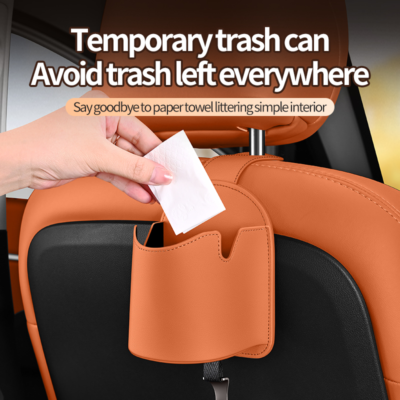 Luxury Leather Seat Back Cup H - Luxury Bags Leather recension och pris