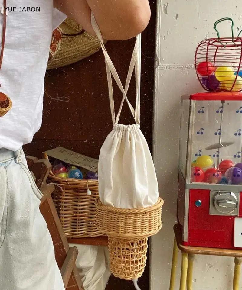 Ice Cream Design Woven Bag Swe - Luxury Bags Korea recension och pris