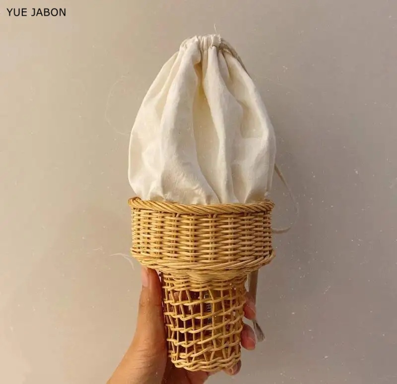 Ice Cream Design Woven Bag Swe - Luxury Bags Korea recension och pris