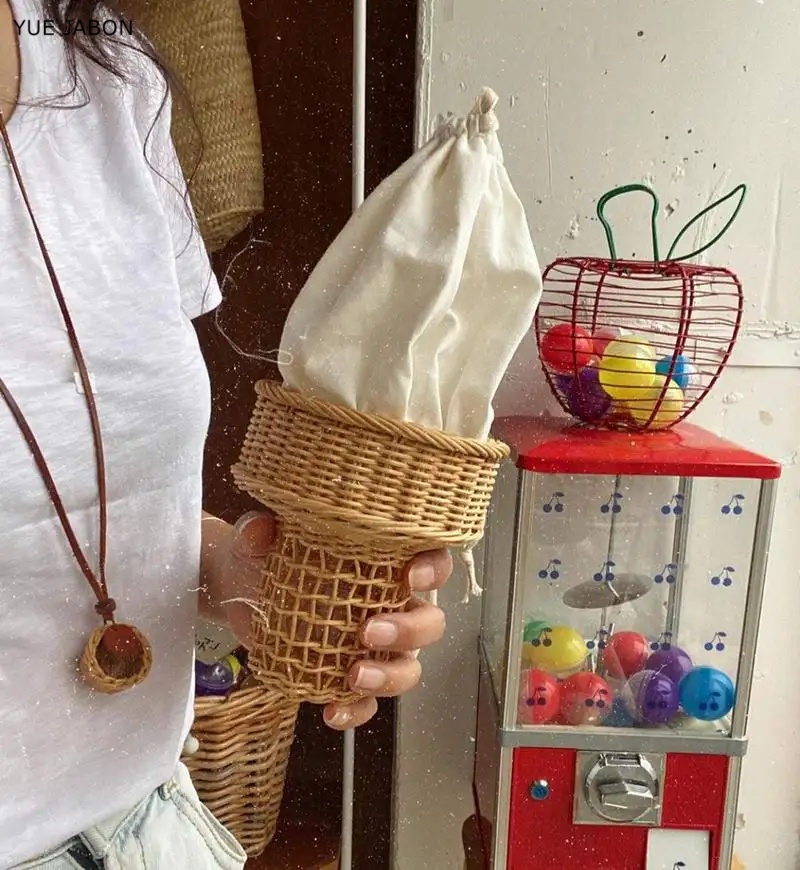 Ice Cream Design Woven Bag Swe - Luxury Bags Korea recension och pris