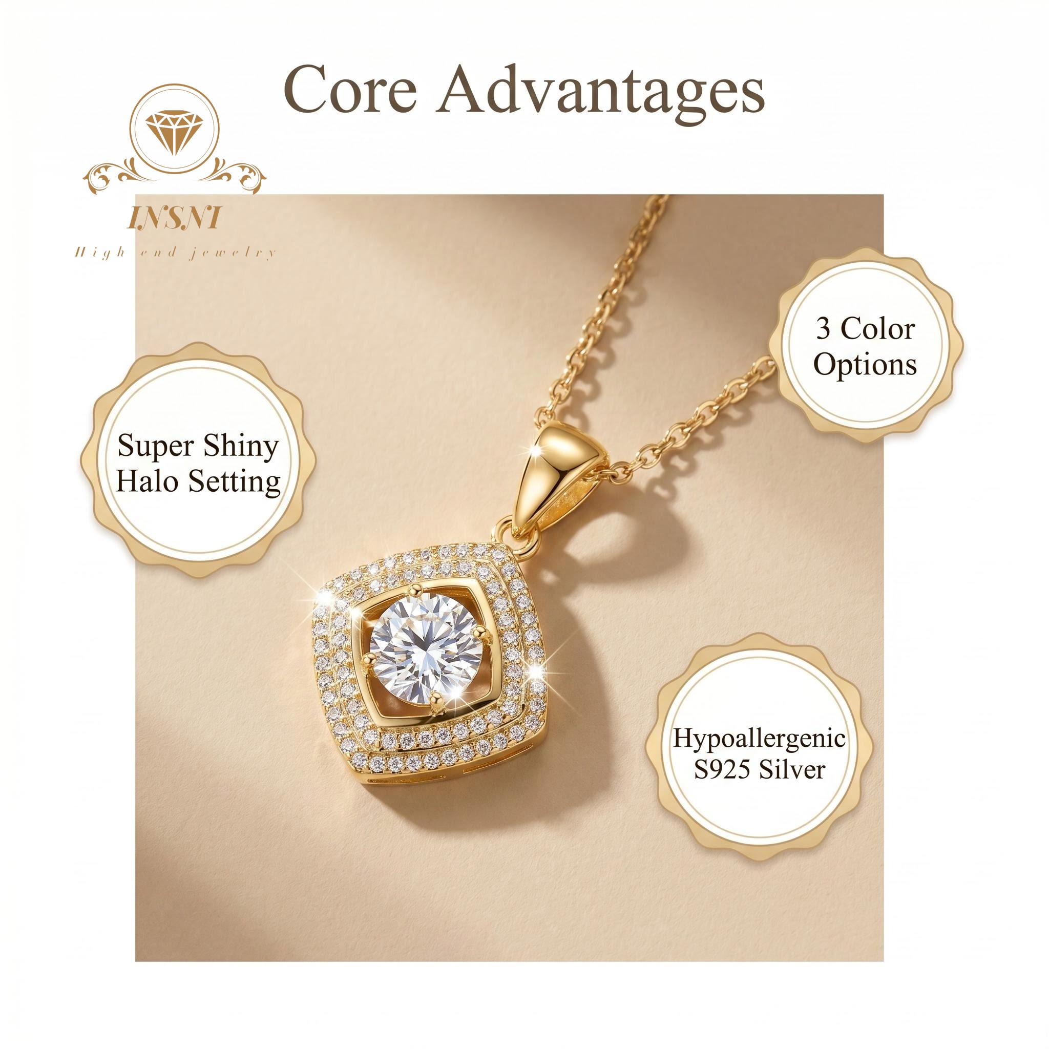 S925 Silver Smart Moissanite S - Luxury Bags That Are Affordable recension och pris