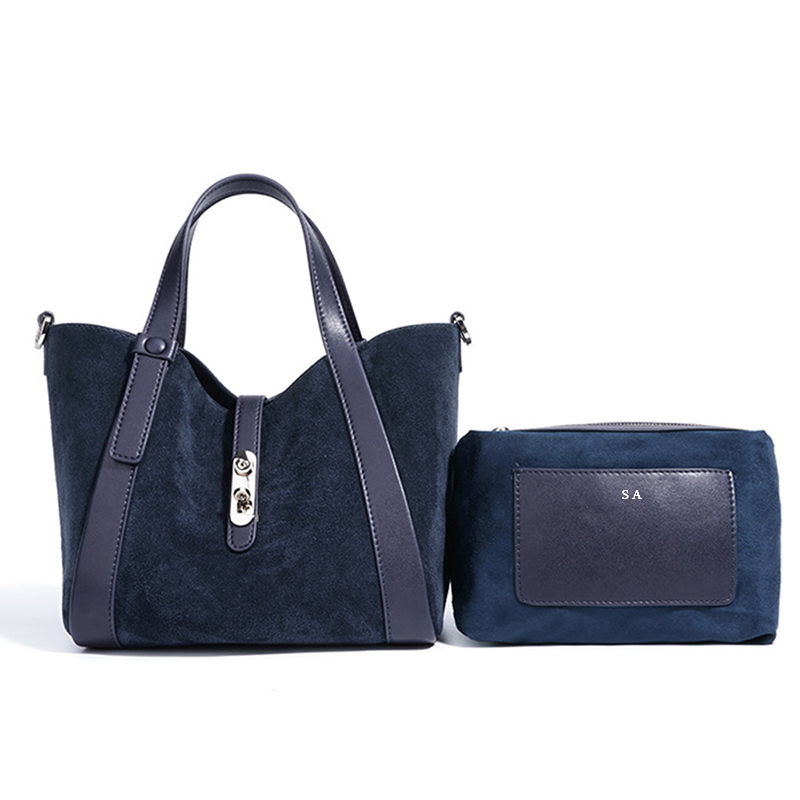 Luxury Suede Leather Handbag W - Luxury Bags Names recension och pris