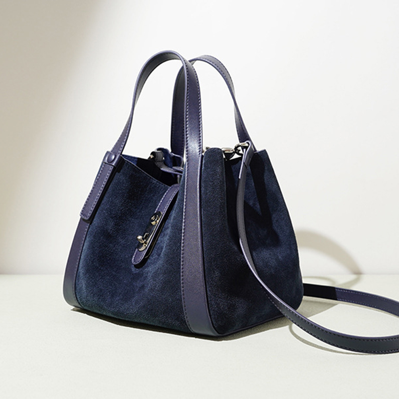 Luxury Suede Leather Handbag W - Luxury Bags Names recension och pris