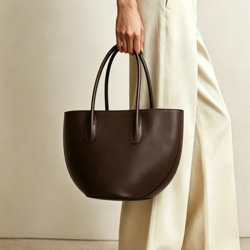 Women's Shoulder Tote Bag Luxu - Half Moon Bag Suede recension och pris