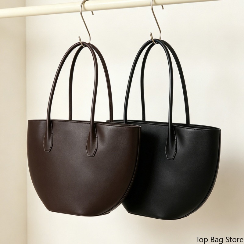 Women's Shoulder Tote Bag Luxu - Half Moon Bag Suede recension och pris