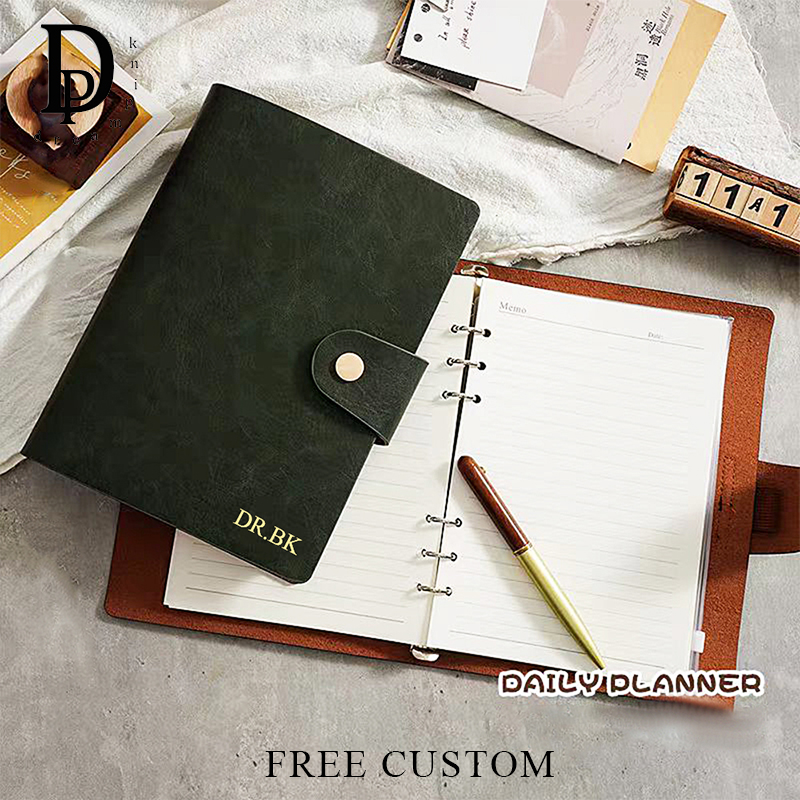 Vintage Cowhide A5 Notebook Cu - Luxury Bags Names recension och pris