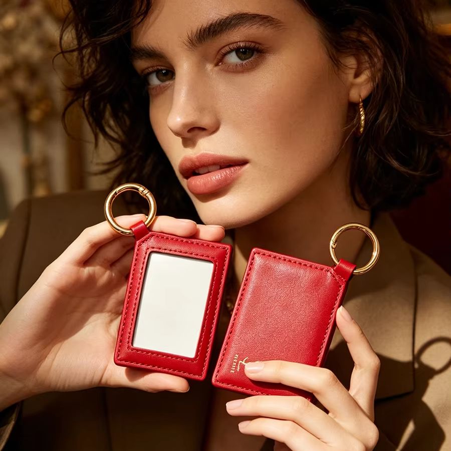 YSL Red Leather Square Mini Po - Women Luxury Bags Ysl recension och pris