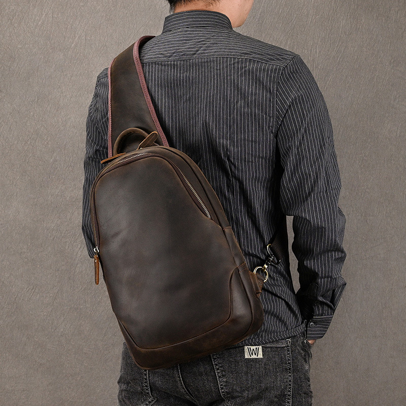 Large Size Causal Chest Bag Ge - Half Moon Bag Suede recension och pris