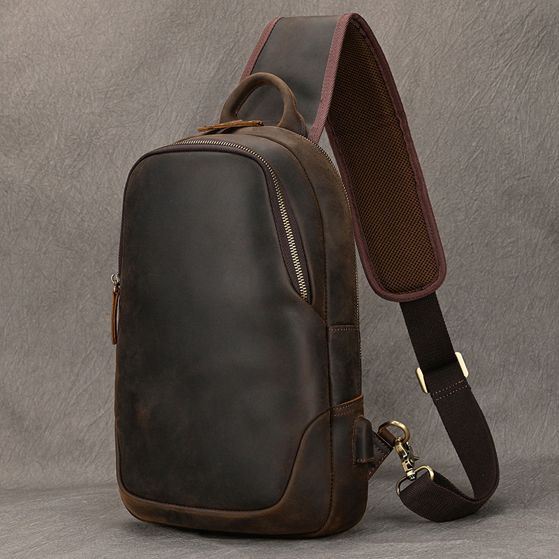 Large Size Causal Chest Bag Ge - Half Moon Bag Suede recension och pris