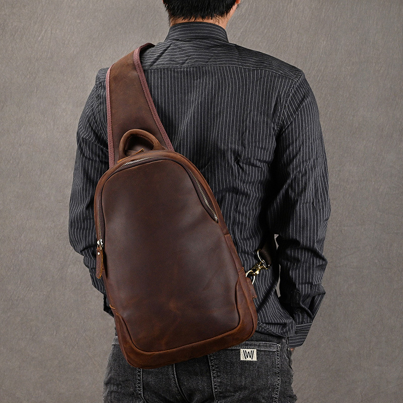 Large Size Causal Chest Bag Ge - Half Moon Bag Suede recension och pris