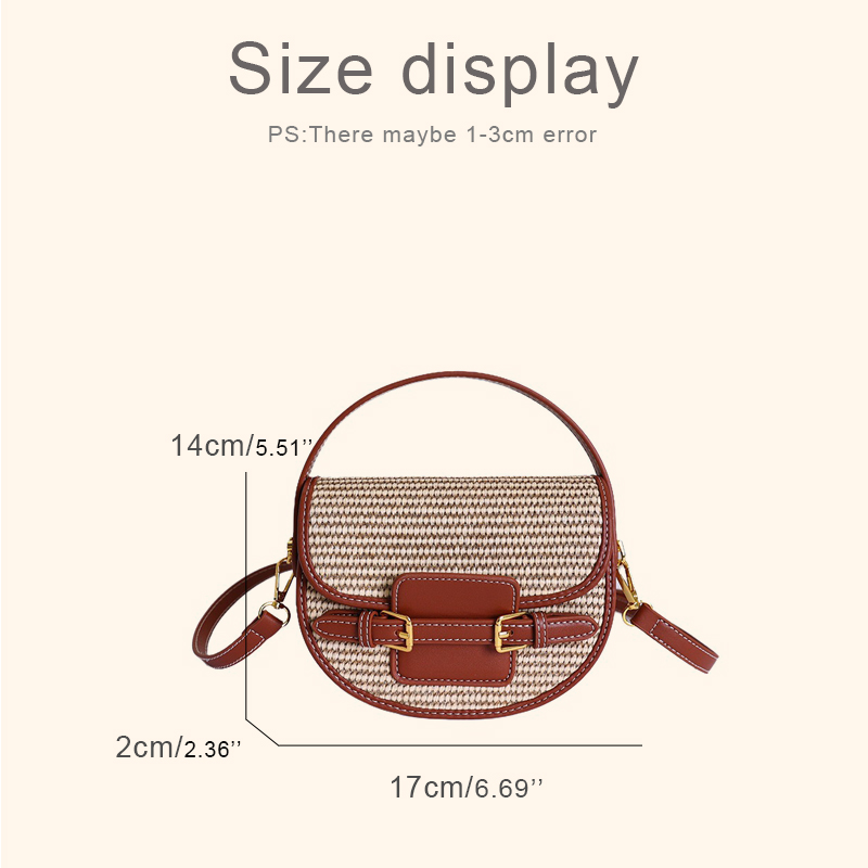 England Style Mini Straw Saddl - Luxury Bags Of 2026 recension och pris
