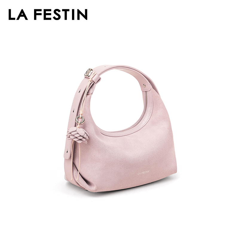 LA FESTIN Original Handbag Wom - Half Moon Bag Suede recension och pris