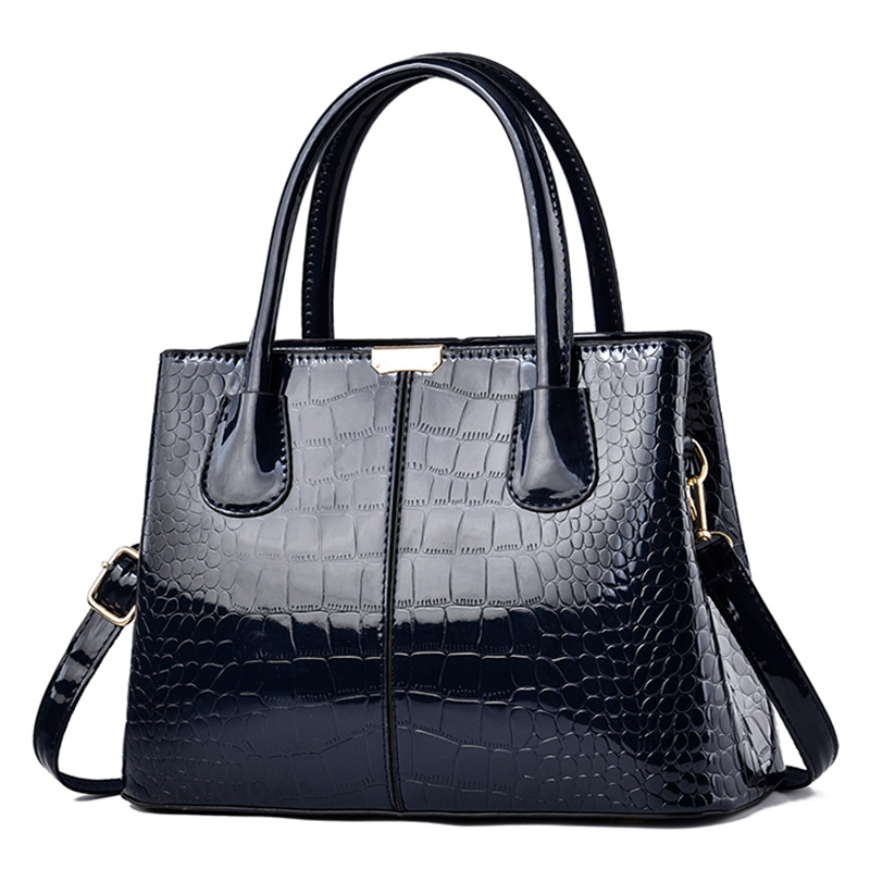 Vintage Top-Handle Shoulder Ba - Top Handle Patent Bag recension och pris