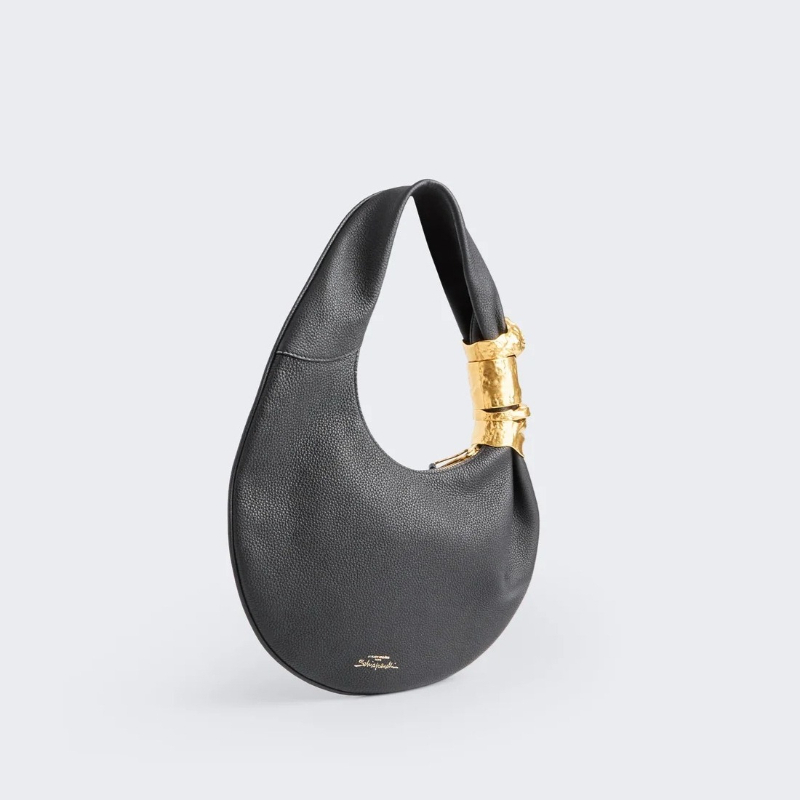 Designer Luxury Soufflé Bag Wo - Half Moon Bag Suede recension och pris