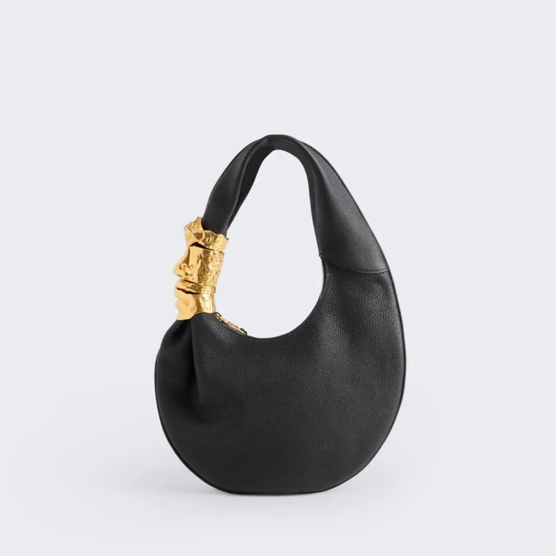 Designer Luxury Soufflé Bag Wo - Half Moon Bag Suede recension och pris