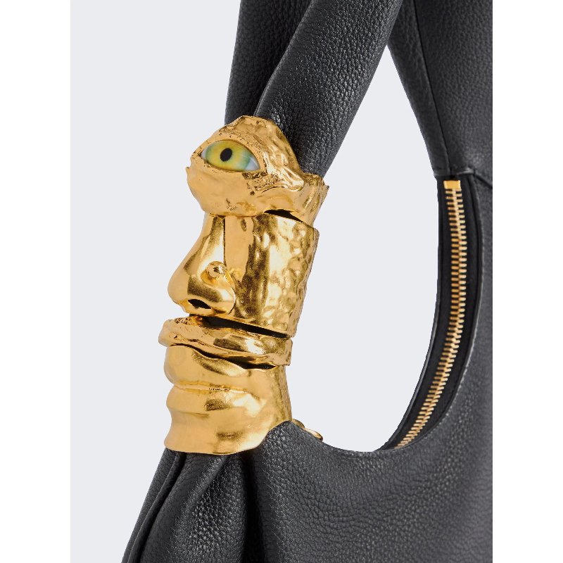 Designer Luxury Soufflé Bag Wo - Half Moon Bag Suede recension och pris