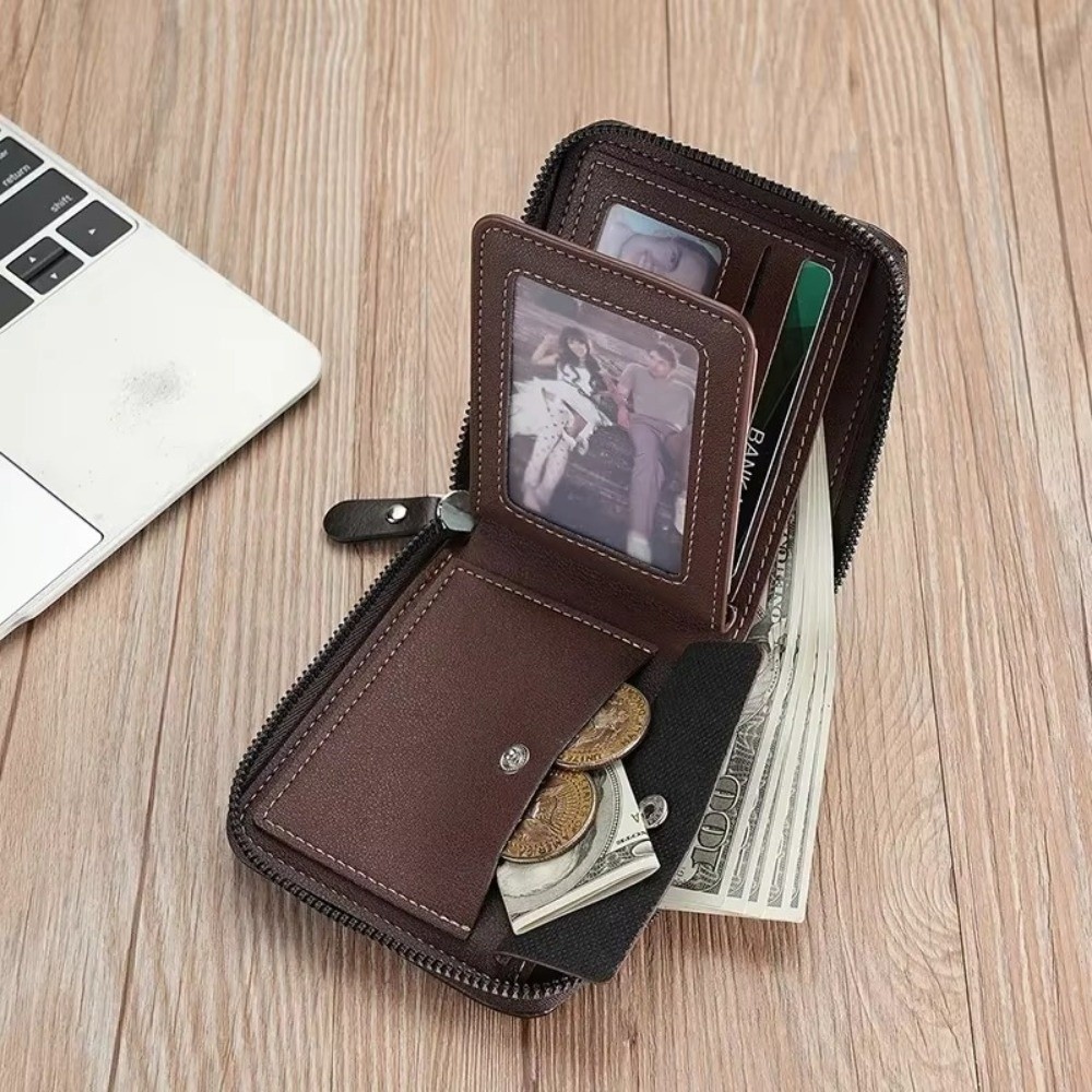 New PU Leather Men’s Wallet Zi - Luxury Bags News recension och pris