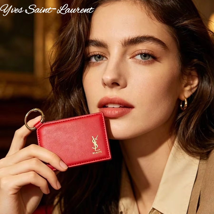 YSL  Red Leather Square Mini P - Women Luxury Bags Ysl recension och pris