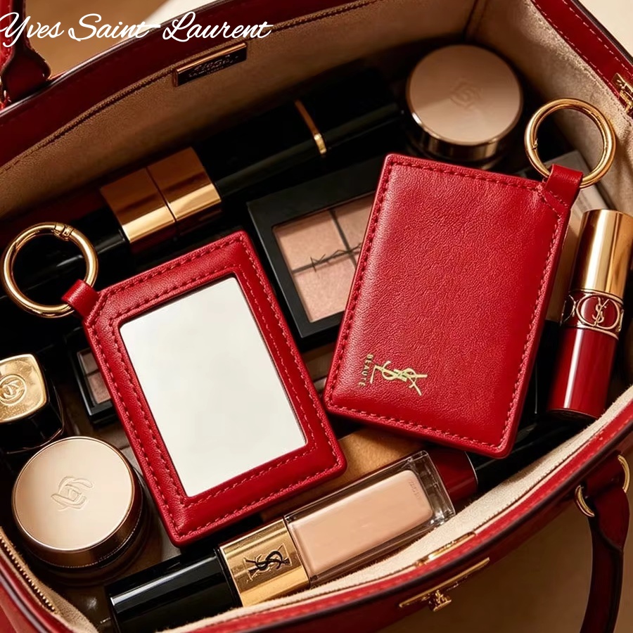 YSL  Red Leather Square Mini P - Women Luxury Bags Ysl recension och pris