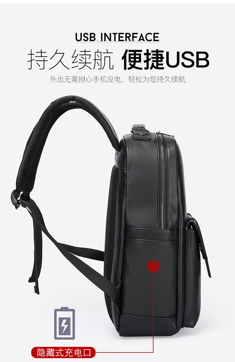 Men's luxury leather backpack  - Luxury Bags For Men recension och pris