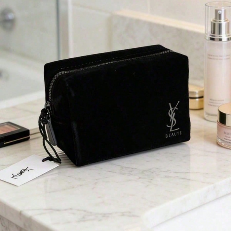 YSL Style Black Printed Cosmet - Women Luxury Bags Ysl recension och pris